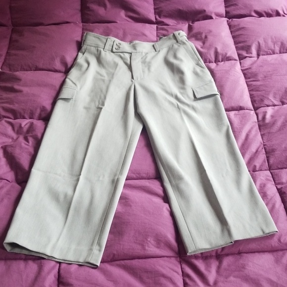 Vertigo Paris Pants - Vintage Vertigo Paris heather grey cropped cargo  pants Size 10 / 42fr